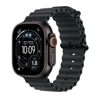 Apple Watch Ultra 3 GPS + Cellular 49mm Titânio Preto com Bracelete Ocean Preta