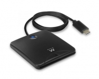 Leitor de Cartões Cidadão USB-C Ewent EW1055 Preto