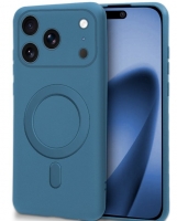 Capa Iphone 17 Pro Max Magsafe Azul