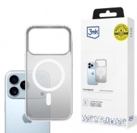 Capa Iphone 17 Pro Max 3MK Frosty Magcase Silicone Branco