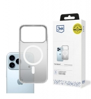 Capa Iphone 17 Pro 3MK Frosty Magcase Silicone Branco