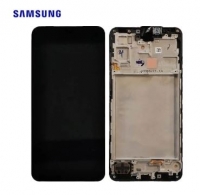 Touchscreen com Display e Aro Samsung Galaxy A17 5G (Samsung A176) Preto SERVICE PACK