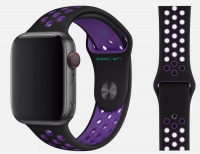 Bracelete AppleWatch Roayl Nike Preto/Lilás (40 mm)