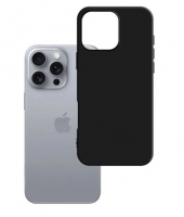 Capa Iphone 16 3MK Silicone Preto