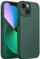 Capa Iphone 13 Silicone Verde Escuro