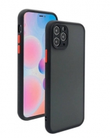 Capa Iphone 13 Silicone Preto/Verde Escuro