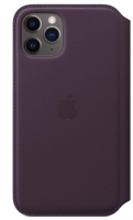 Capa Iphone 11 Pro Leather Fólio MX072ZM/A Aubergine