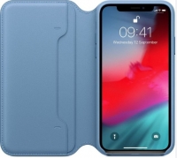 Capa Iphone XS Max Leather Fólio MRX52ZM/A Azul