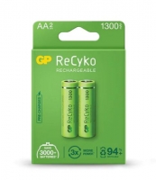 Pilhas GP ReCyko AA 1300mAh 1.2V Recarregaveis (Pack 2)
