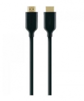 Cabo HDMI Belkin Gold-Plated High Speed com Ethernet 4KUltra HD 1m F3Y021BF1M BL84890 Preto