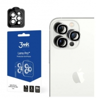 Protetor de Camara em Vidro Temperado Iphone 14 Pro, Iphone 14 Pro Max 3MK Prata