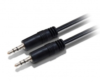 Cabo Auxiliar Audio 3.5mm - 3.5mm (2.5 Metros) Equip Preto
