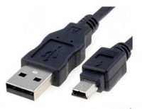 Cabo USB 2.0 para Mini Usb Nano Cable 4.5m Preto