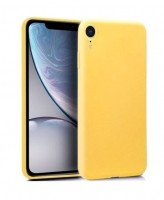 Capa Iphone XR Silicone Amarelo