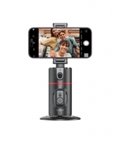 Rixus RXAG01 Auto Face Tracking For Vlog, Video, Tik Tok Black Rotação 360 para Smartphones