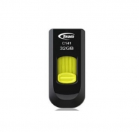 Pendrive 32GB USB 2.0 C141 Team Group Preto/Amarelo