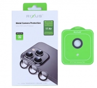Vidro Protetor de Camara Iphone 17 Air com Aro Preto