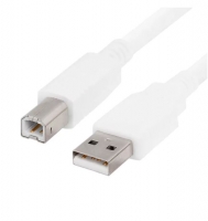 Cabo USB para impressora USB A / USB B Gembird Cablexpert 1 metro Branco