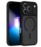 Capa Iphone 17 Pro Max 3MK Misty Magcase Preto
