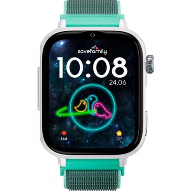 Relogio para Crianças SaveFamily SaveWatch Plus 2 com GPS e Chamadas Branco Fabric Ocean