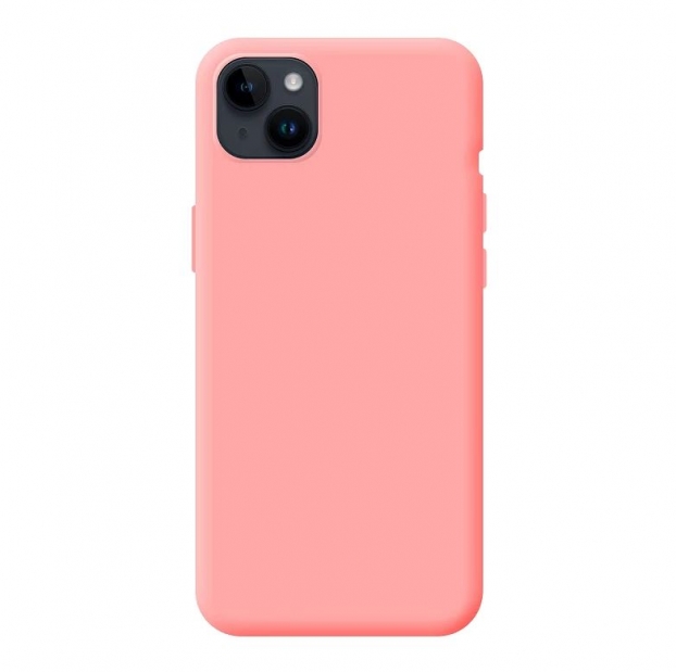 Capa Iphone 15 Pro Max Silicone SOFT Rosa Claro