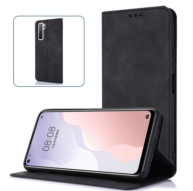 Capa Samsung Galaxy A17, Samsung A26 5G Flip Book com Suporte Cartão Preto