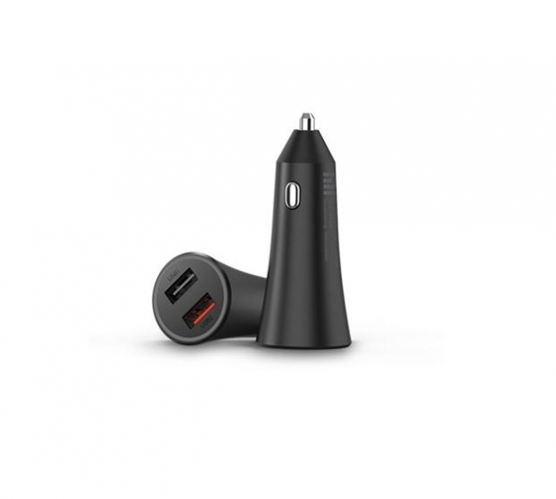 Carregador Isqueiro Xiaomi Mi 37W Dual-Port Car Charger GDS4147GL Preto