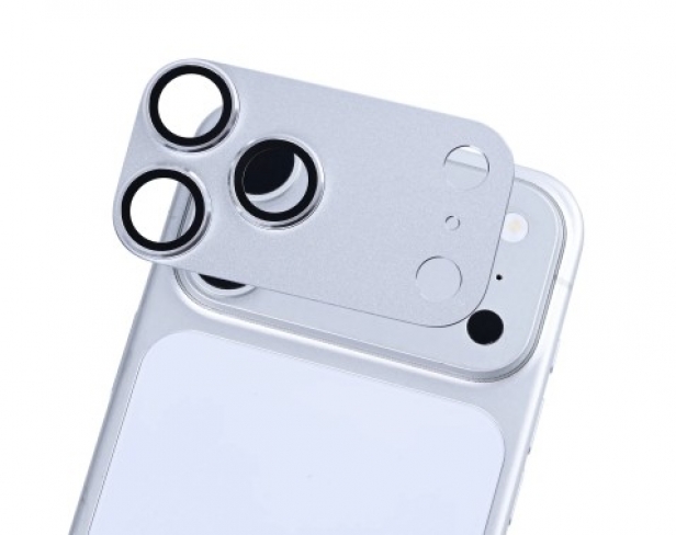 Protetor de Camara Iphone 18 Pro Max em Aluminio Silver