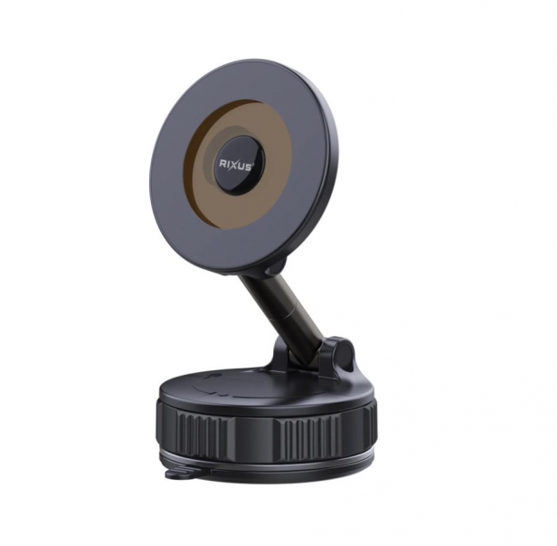 Suporte Viatura Rixus RXHM71 Vacuum Magnetico Preto