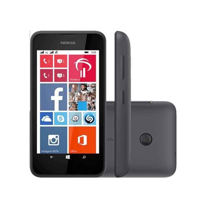 Comprar Telemóvel Nokia Lumia 530 Preto Vodafone da NOKIA na Sintanet.pt - Loja online de telemóveis