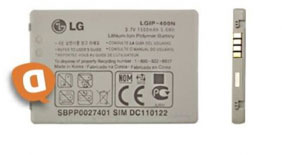 Bateria LGIP-400N SBPP0027401 Original em Bulk