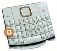 Teclado Nokia X2-01 Branco Qwerty Original