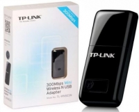 Adaptador Mini USB Wireless-N 300 Mbps TP-Link (TL-WN823N) Preto