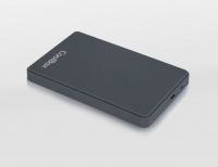 Caixa Externa para Disco 2.5  USB 3.0 CoolBox Borracha Cinza