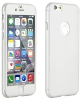 Capa Iphone 7  Full Body  Branco com Pelicula de Vidro Temperado