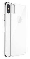 Pelicula de Vidro Traseira Iphone X, Iphone XS Baseus Branco em Blister