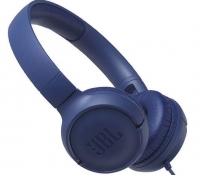 Headphones JBL Tune 500 Super Bass com fio Azul em Blister