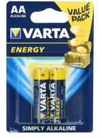 Pilhas Alcalinas Varta R6 (AA) Energy (Pack 2)