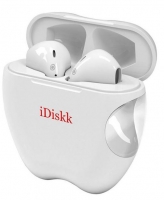 Auricular Bluetooth iDiskk 5.0 com Micro i55 TWS Branco
