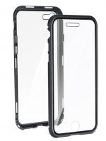 Capa Iphone XR  360 Full Cover Magnetica + Tpu  Preto/Transparente