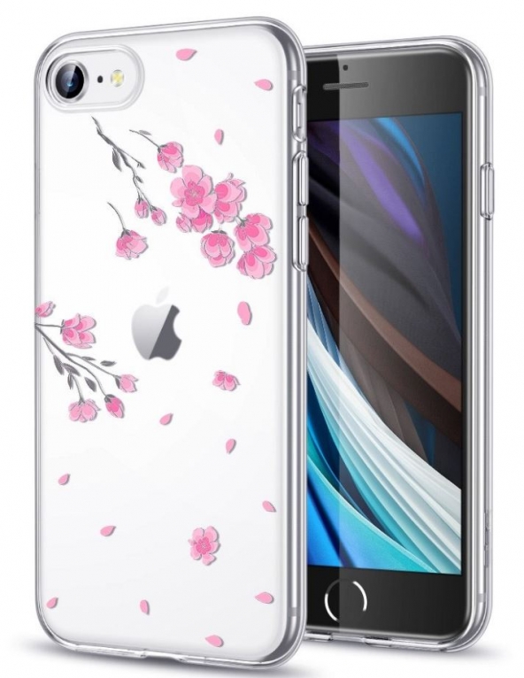 Capa Iphone 7, Iphone 8, Iphone SE 2020 ESR Mania Cherry Blossoms em Blister