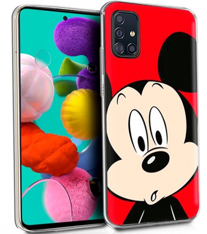 Capa Samsung Galaxy A51 (Samsung A515) Disney  Mickey  Licenciada Silicone em Blister