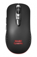 Rato Mars Gaming MMW2 3200DPI RGB Wireless Preto