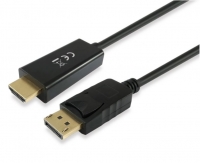 Cabo DisplayPort para HDMI M Equip Preto - 119391
