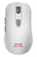 Rato Mars Gaming MMW2w 3200DPI RGB Wireless Branco