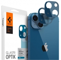 Protetor de Camara em Vidro Temperado Iphone 13, Iphone 13 Mini SPIGEN Optik (2 PACKs) Azul