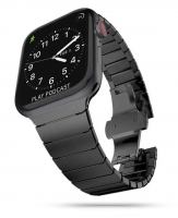 Bracelete Apple Watch 42mm/44mm/45mm Tech-Protect Linkband Metal Preto