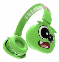 Headphones Wireless Kids JELLIE MONSTER Frankie YLFS-09BT Verde
