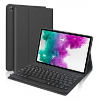 Capa Samsung Galaxy Tab A8 10.5  (Samsung X200, Samsung X205) Flip Book com Teclado Preto