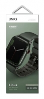 Bracelete Apple Watch 42mm, 44mm, 45mm UNIQ DANTE LINUS Airosoft Silicone Verde